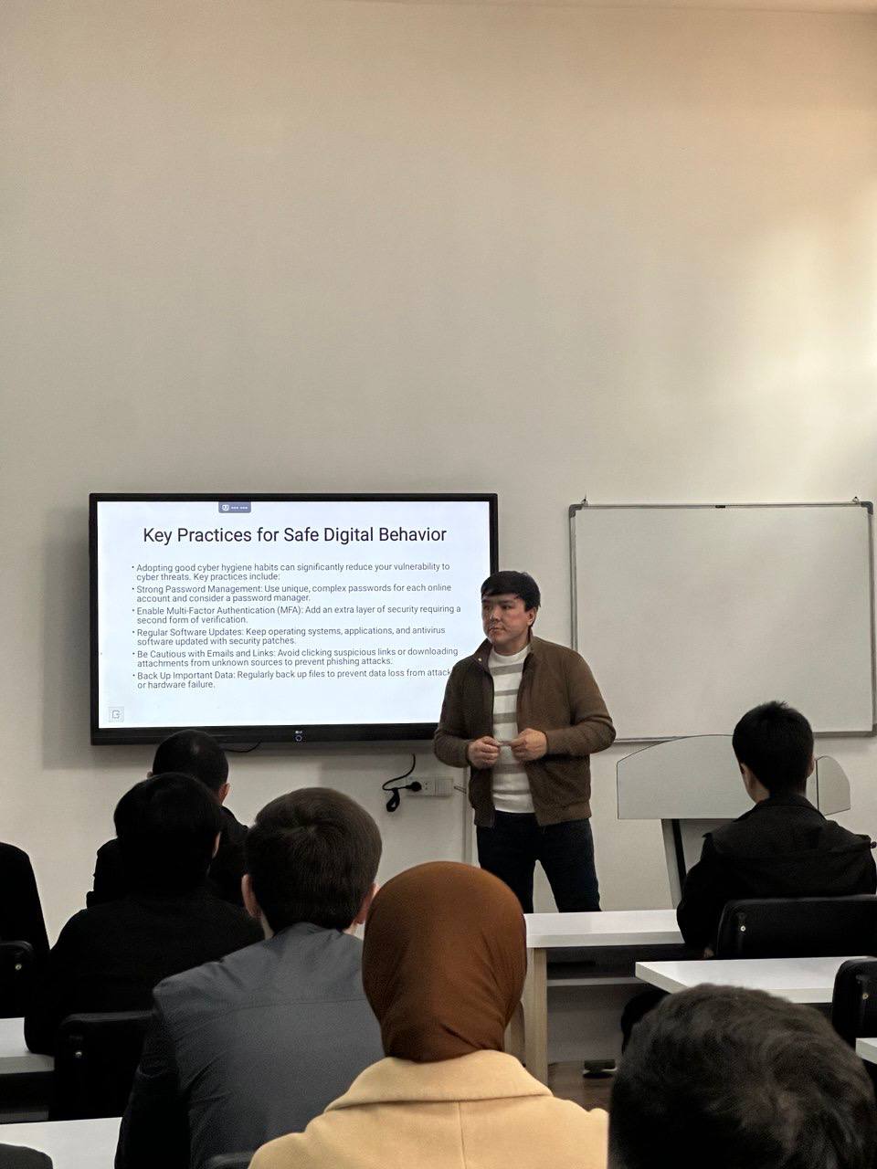 Cyber Hygiene week by Dr Nodirbek Yuldashev - Professional on CSE